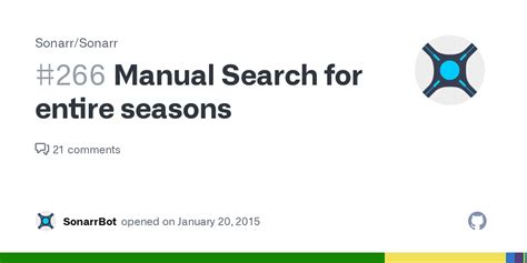 sonarr manual search.